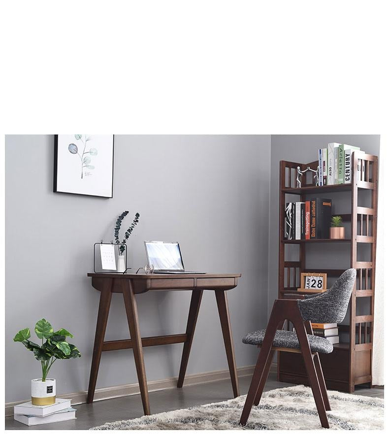 SEBASTIAN Solid Wood Modern Japanese Writing Desk