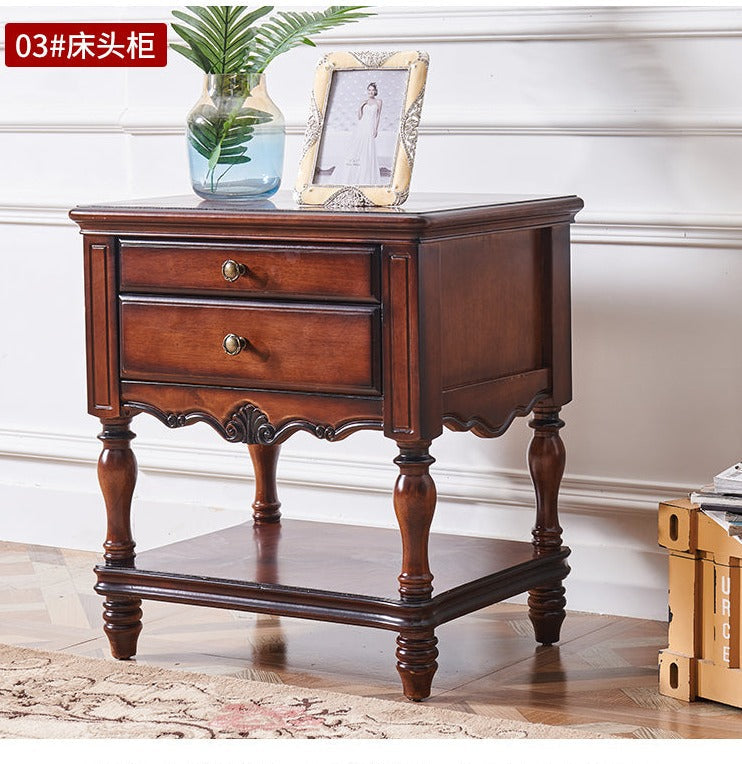 SOPHIA HILTON American Style Solid Wood Bedside Table Modern Classic