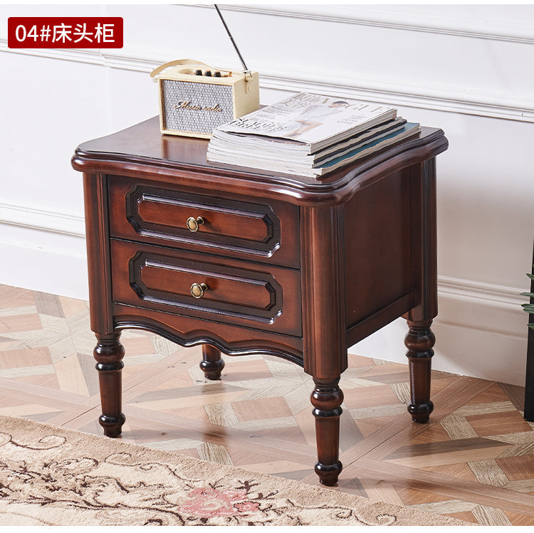 SOPHIA HILTON American Style Solid Wood Bedside Table Modern Classic