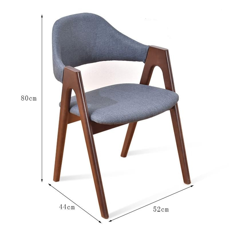 MATEO Luxury Modern Chair Solid Wood Comfy Backrest