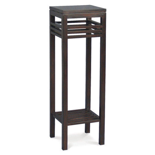 Washington Teak-Stripe-Plant-Stand-SFS638PS-000-HSR