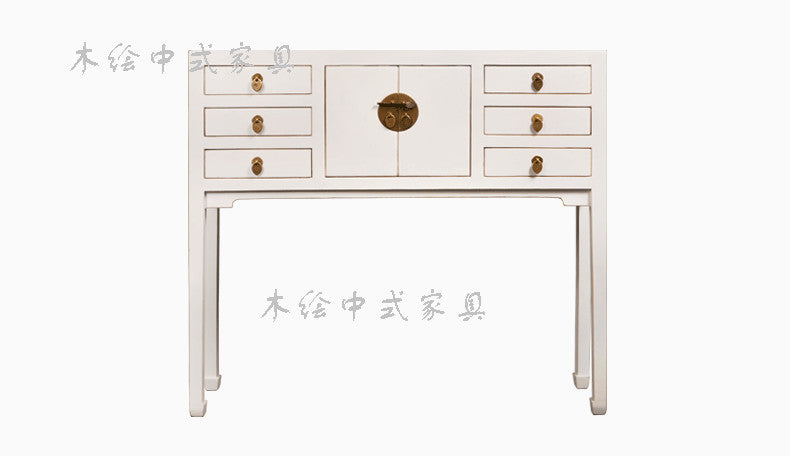 ADA IMPERIAL Hand-Polished Console Storage Chinese-Style Cabinet Antique Furniture