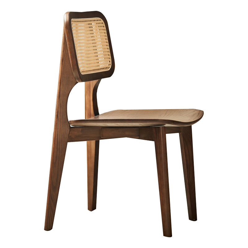 Malia RITZ Japanese Chair Nippon Style Rattan Dining Chair Walnut, Cherry, Natural Black Colour