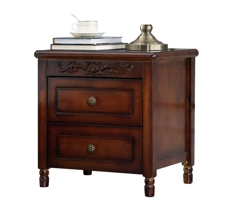 SOPHIA HILTON American Style Solid Wood Bedside Table Modern Classic